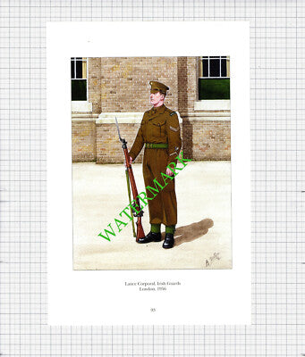 Lance Corporal Irish Guards London -  c.1990's Print