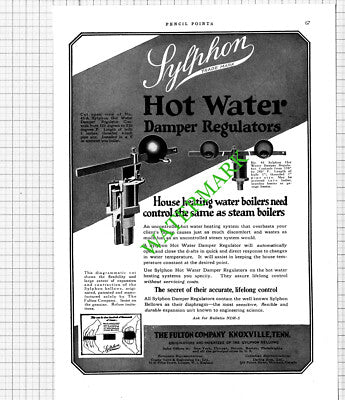 The Fulton Company Knoxville Tennessee Sylphon Advert - 1926 Cutting