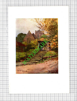 Lych Gate Pulborough Sussex - c.1913 Small Print