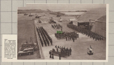 C4246) 771 Helicopter Training & Trials Squadron Portland Dorset Naval Air 1961