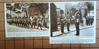 C1412) 2nd Battalion The Royal Fusiliers Tower of London - 1949 Clip