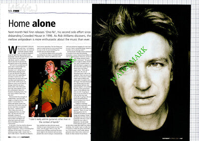 Neil Finn Crowded House   - 2001 Article