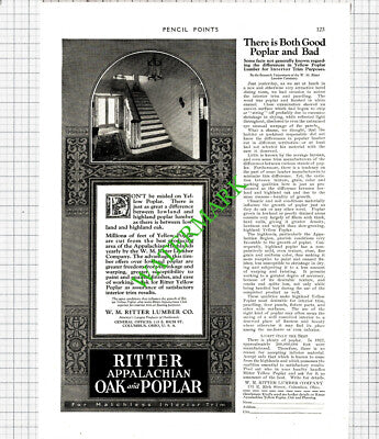WM Ritter Lumber Ohio / Scott County Savings Bank Davenport Iowa  -1925 Cutting