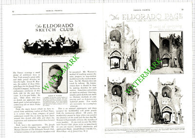 Ernest W Watson The Eldorado Sketch Club New York  - 1926 2-Part Cutting