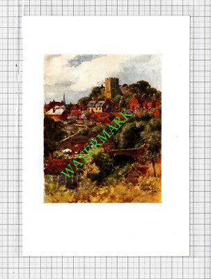 Lewes Castle Sussex - c.1913 Small Print