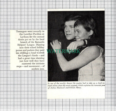 C4044) Andrew Blackwell Gillian Merry Lowther Pavilion Lytham Barnado 1964 Clip