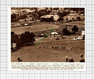 C1998) Grasmere Sports Centenary    - 1952 Cutting