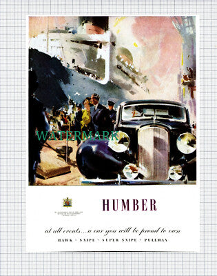 (X373) Humber Car ADVERT - 1948 Paper Cutting
