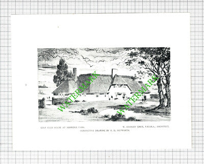 Ashridge Park Golf Club Grice / Unilever House London Burnet - 1931 Book Print