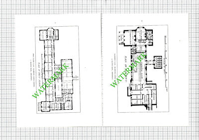 Seabrook Lodge School J Seaton Dahl Architect - 1929 Book Prints x 2