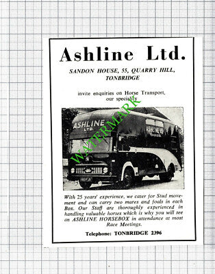 Ashline Ltd Sandon House Quarry Hill Tonbridge Kent Small Advert - 1965 Cutting