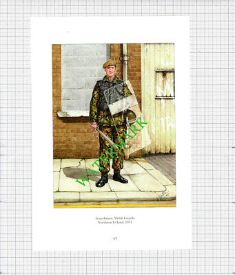 Guardsman Welsh Guards Northern Ireland -  c.1990's Print