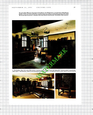 Townend Troutbeck Cumbria Browne - 1991 Article