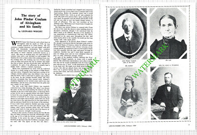 John Pinder Coulam Alvingham Lincolnshire - 1984 Article / Print