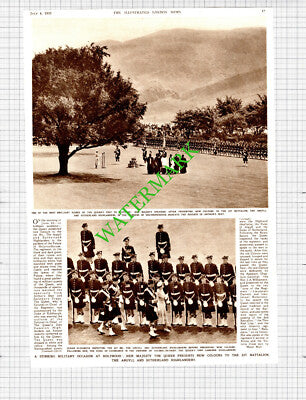 1st Battalion The Argyll and Sutherland Highlanders Holyrood- 1953 Cutting