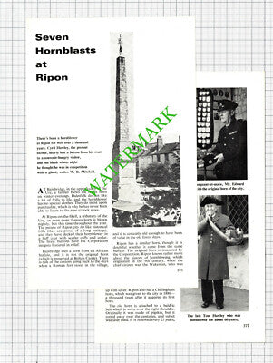 Ripon Yorkshire Town Crier Cyril Hawley Tom Edward Bourke - 1967 Article