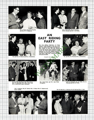 East Riding Young Farmers Bill Glover Jibson Kirkwood Holtby Byass Tickton 1967