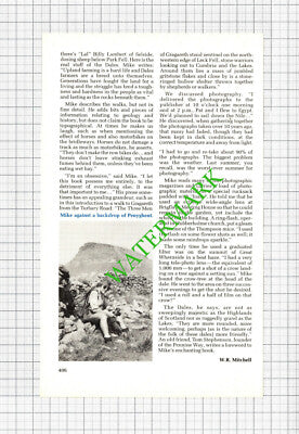 Mike Harding Yorkshire Dales  - 1986 Article