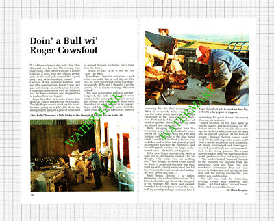 Roger Cowsfoot Cattle Hooves - 1991 Article