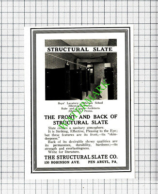 Jefferson School Allentown Pennsylvania Structural Slate Ruhe  - 1925 Cutting