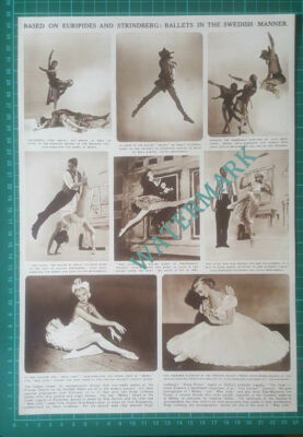X671) Swedish Ballet Elsa Marianne Von Rosen Julius Mengarelli - 1951 Clip