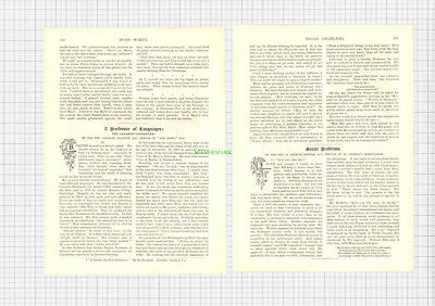 8856) Professor Samuel Lee Longnor Shrewsbury - 1896 Article