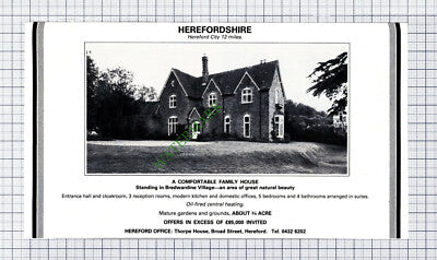 C7854) Bredwardine Village Herefordshire  - 1981 Cutting