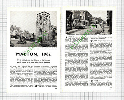 Malton Yorkshire  -1962 Article