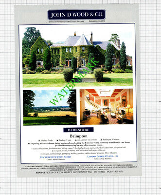 Brimpton Berkshire / Kirk Ella Hull Maulds Meaburn Sale Advert -1991 Cutting