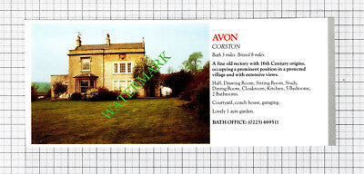 Corston Avon Rectory   House Sale Advert - 1991 Cutting