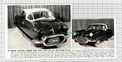 C3046) Paper Cutting - American Two Seater Drophead Coupe Nash Motors - 1951