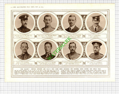 Ypres / Theodore Wright Ranken Dorrell Dease Grenfell Great War - 1914 Cutting