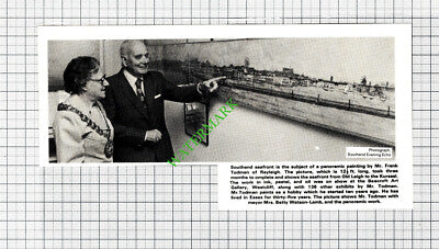 Mr Frank Todman Rayleigh Essex Artist Mrs Betty Watson-Lamb - 1979 Cutting
