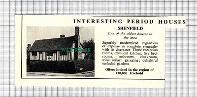 C3053) Shenfield Essex Period House Sale Advert - 1968 Clip SMALL!!