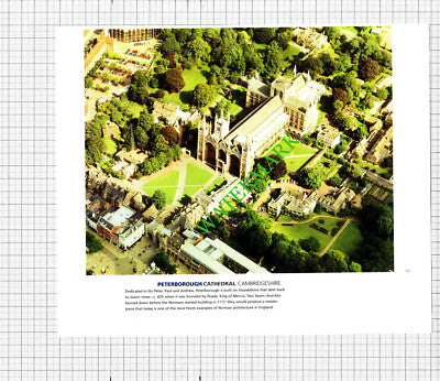 Peterborough Cathedral / Petworth House Sussex -   c.1990s Cutting / Print
