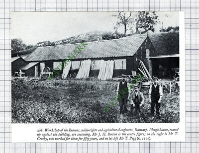 Ruswarp Mr J H Benson Mr T Crosby  Mr T Pegg - 1970s Cutting