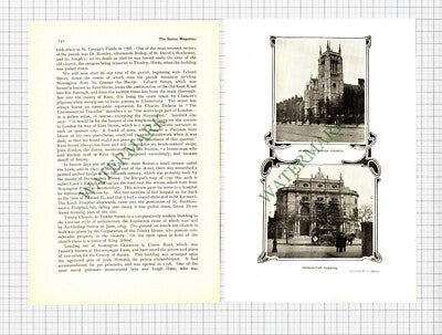 9079) St Mary Newington Surrey - 1902 Article