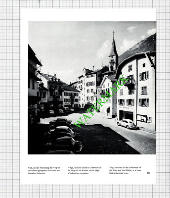 Switzerland Niederwald / Visp - 1970s Cutting / Print