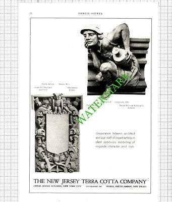 Frank Adam Electric Company St Louis / New Jersey Terra Cotta Co New York - 1926