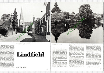 9333) Lindfield Sussex - 1965 Article