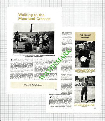 North York Moors Crosses Walk Philip Puckrin Ben Hingston Morris - 1972 Article