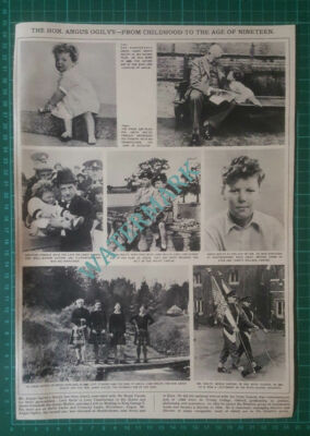 (X341) The Hon Angus Ogilvy Sir James Barrie - 1963 Clip