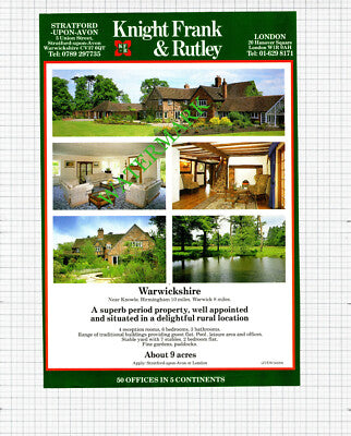 Knowle Warwickshire / Oakwoodhill Surrey House Sale Advert - 1988 Cutting