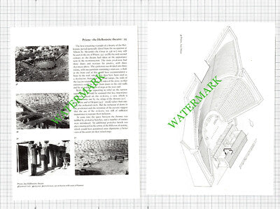Priene Theatre  - 1980s Two-Part Cutting