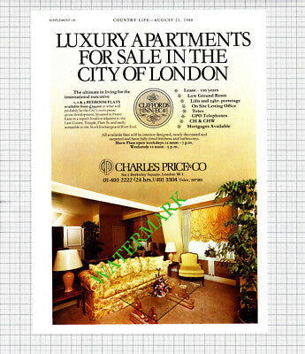 Mawnan Smith Cornwall / Cliffords Inn EC4 Apartments London - 1980 Cutting