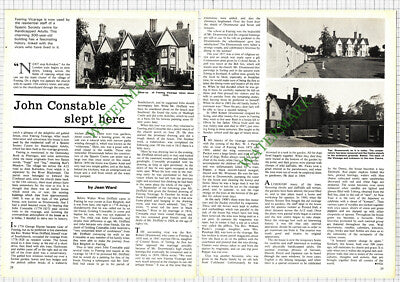 Feering Vicarage Drummonds Essex Rev WJ Packe  - 1975 Article
