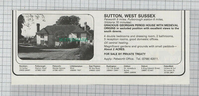 C7763) Sutton West Sussex - 1980 House Advert