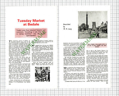 Bedale Market Charles Crookston Rev Ledgard Megson Parry - 1970 Article