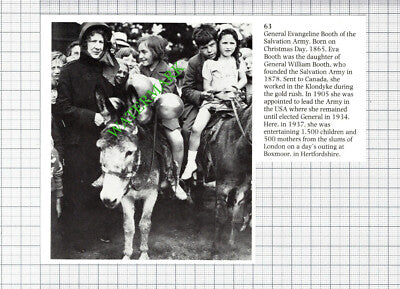 General Evangeline Booth Salvation Army  - 1980s Cutting