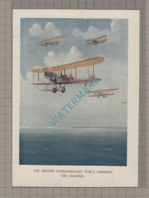 C3732) The British Expeditionary Force Crossing Channel - c.1920s Book Print